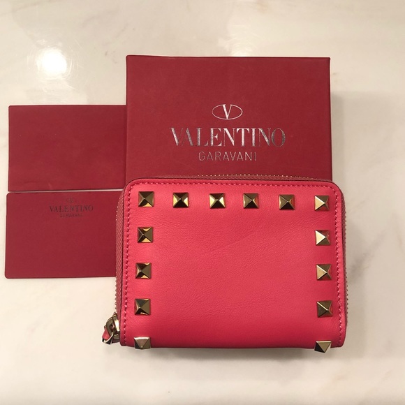 Valentino Zipper Card Coin Wallet - Picture 2 of 10